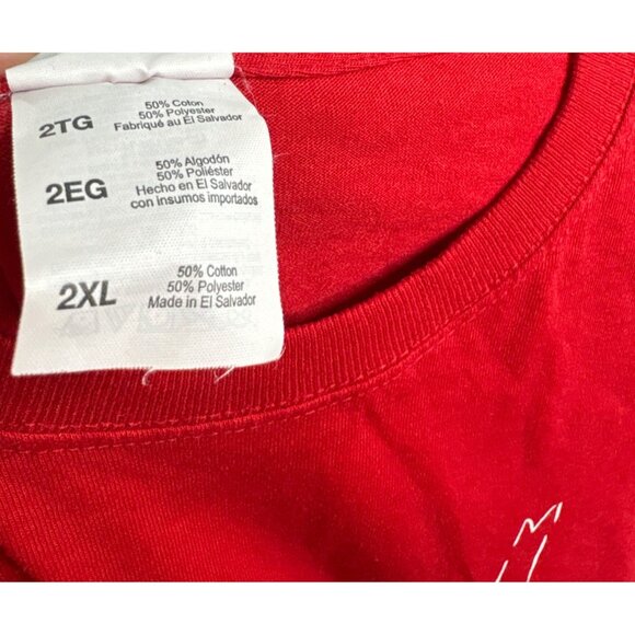 Cutting Class For A Cure 2019 Red T-Shirt Jerzees Dri-Power 2XL Cotton Blend - Picture 7 of 8